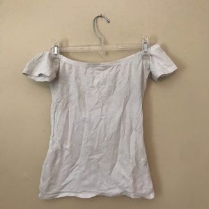 Off the shoulder shirt